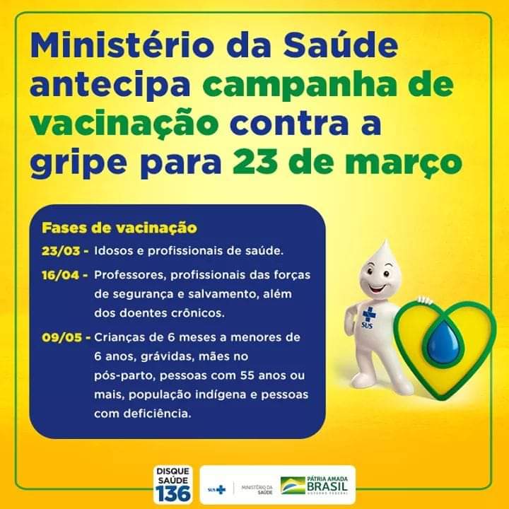 Campanha de vacinação contra a gripe